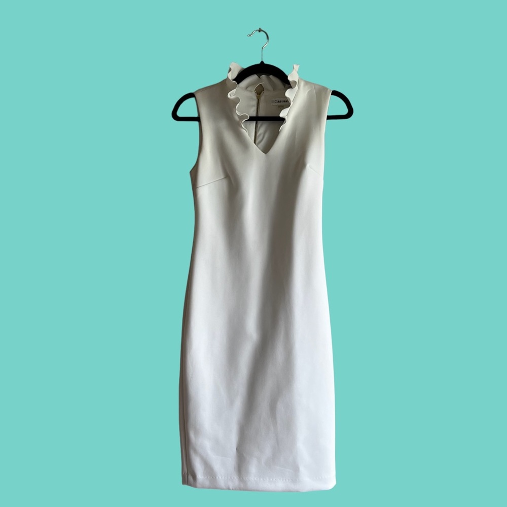 Calvin Klein White Dress Size 2